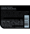 2018 Sterling Vineyards Unoaked Carneros Chardonnay Back Label, image 3